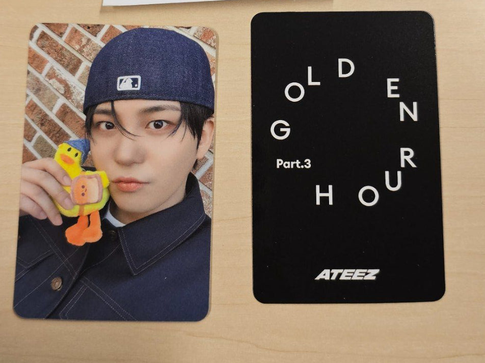 ATEEZ GOLDEN HOUR PART3 APPLE MUSIC SPECIAL EVENT PHOTOCARD - SET