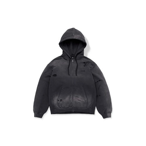 BTS] OFFICIAL WORLD TOUR ARIRANG - ZIP-UP HOODIE (CHARCOAL) SIZE M