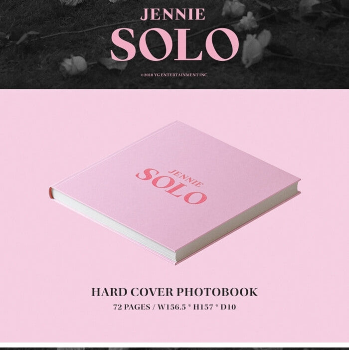 JENNIE 1st Single Album [SOLO] (Photobook Ver.) - Swiss K-POPup