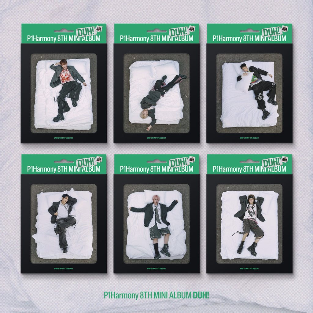 [Pre-Order] P1Harmony 8th Mini Album [DUH!] (H Ver.) (Compact Ver.) (random) - Swiss K-POPup