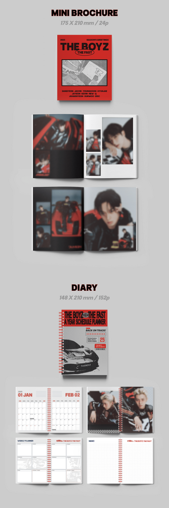 [Pre-Order] THE BOYZ - 2025 SEASON'S GREETINGS [THE FAST] - Swiss K-POPup