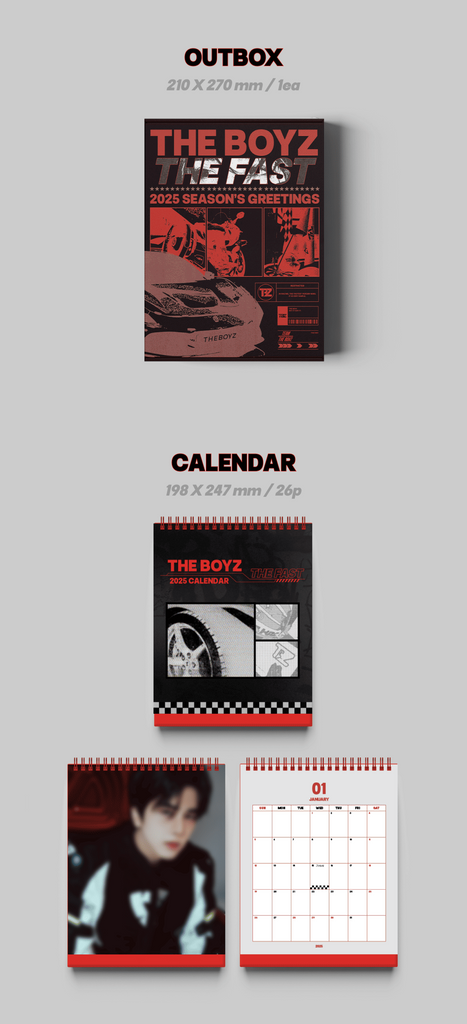 [Pre-Order] THE BOYZ - 2025 SEASON'S GREETINGS [THE FAST] - Swiss K-POPup