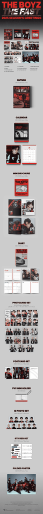 [Pre-Order] THE BOYZ - 2025 SEASON'S GREETINGS [THE FAST] - Swiss K-POPup