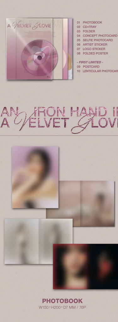 JINI - 1ST EP : AN IRON HAND IN A VELVET GLOVE - Swiss K-POPup