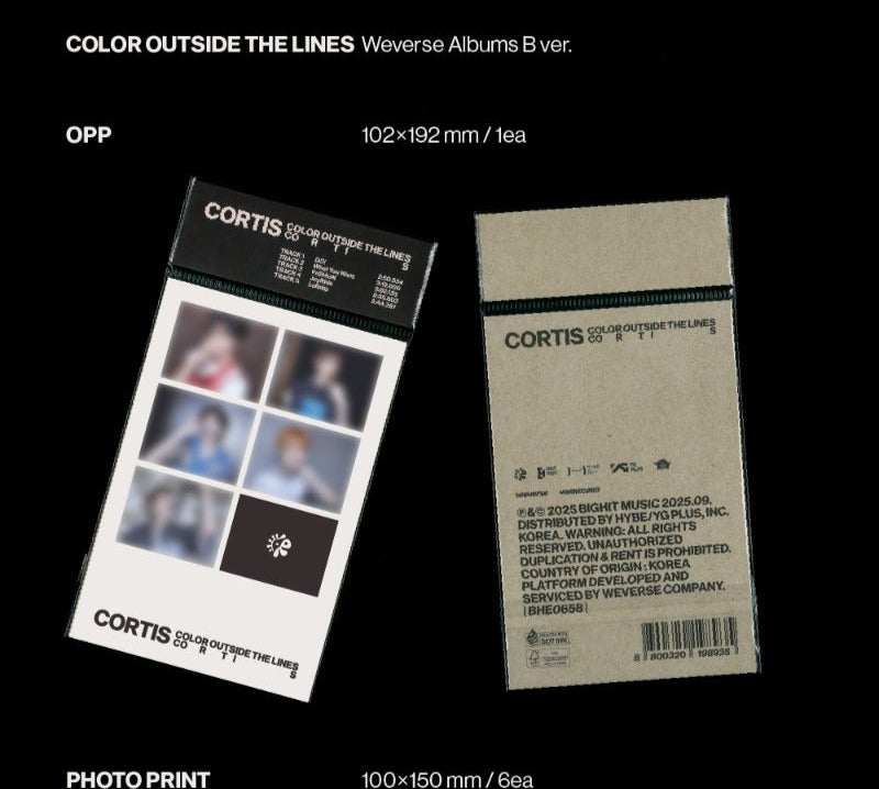 [Pre-Order] CORTIS 1st EP [COLOR OUTSIDE THE LINES] (Weverse Albums Ver.) - Swiss K-POPup