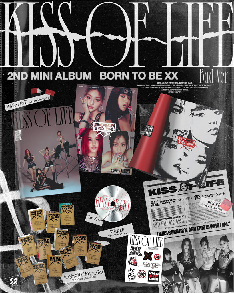 KISS OF LIFE - [BORN TO BE XX] (2ND MIMI ALBUM) - Swiss K-POPup