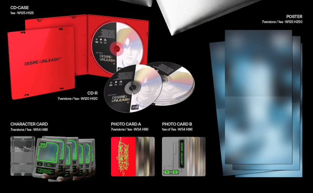 [Pre-Order] ENHYPEN 6th Mini Album [DESIRE : UNLEASH] (ENGENE Ver.) - Swiss K-POPup
