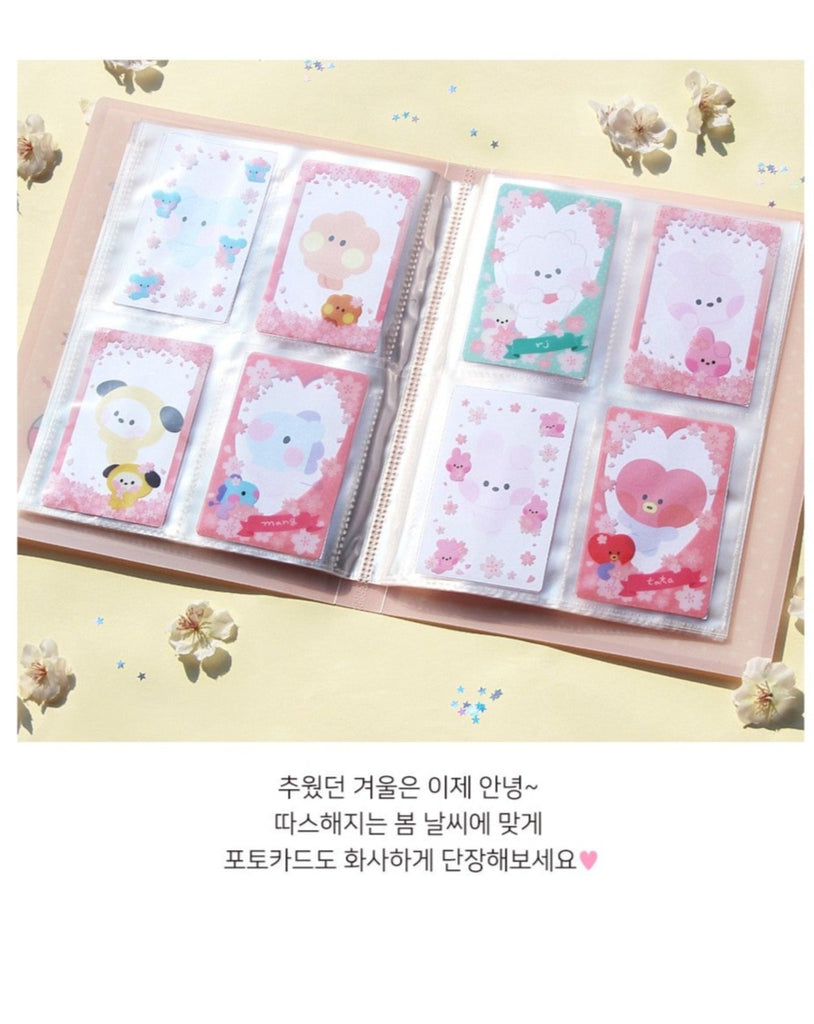 BT21 OFFICIAL MININI PHOTO CARD FRAME CHERRY BLOSSOM - Swiss K-POPup