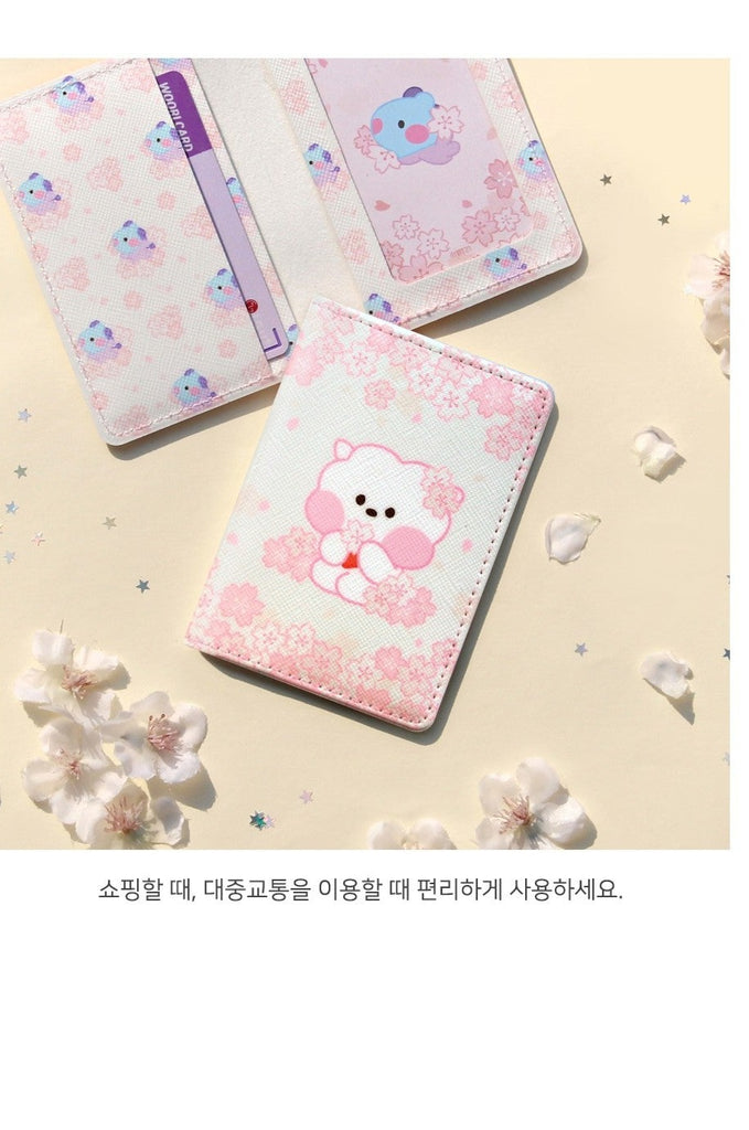 BT21 OFFICIAL MININI CARD CASE CHERRY BLOSSOM - Swiss K-POPup