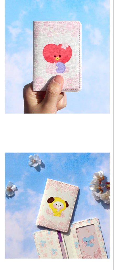 BT21 OFFICIAL MININI CARD CASE CHERRY BLOSSOM - Swiss K-POPup