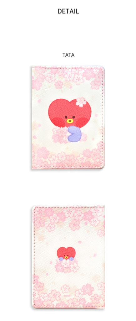 BT21 OFFICIAL MININI CARD CASE CHERRY BLOSSOM - Swiss K-POPup