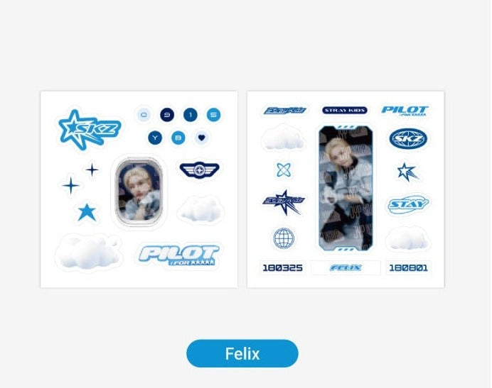 [PRE-ORDER] STRAY KIDS - 3RD FAN MEETING PILOT FOR 5 STAR OFFICIAL MD - SMARTPHONE DECO SET - Swiss K-POPup