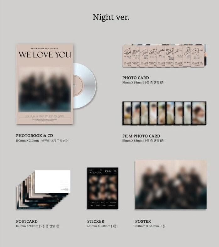 [Pre-Order] DKB - WE LOVE YOU - Swiss K-POPup