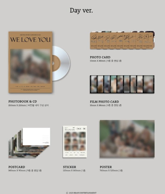 [Pre-Order] DKB - WE LOVE YOU - Swiss K-POPup