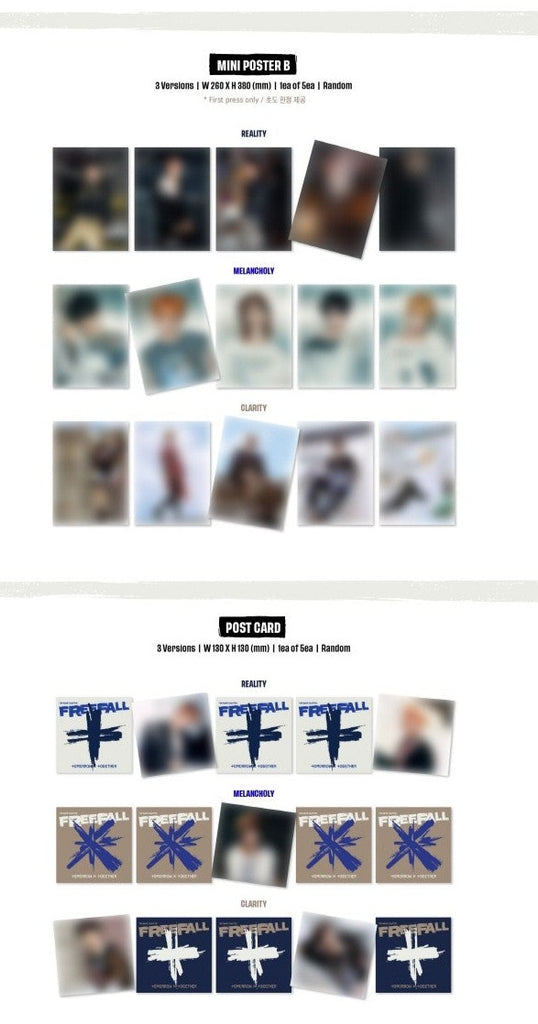 [Pre-Order] TOMORROW X TOGETHER (TXT) - THE NAME CHAPTER : FREEFALL - Swiss K-POPup