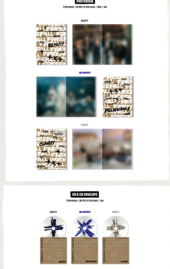 [Pre-Order] TOMORROW X TOGETHER (TXT) - THE NAME CHAPTER : FREEFALL - Swiss K-POPup