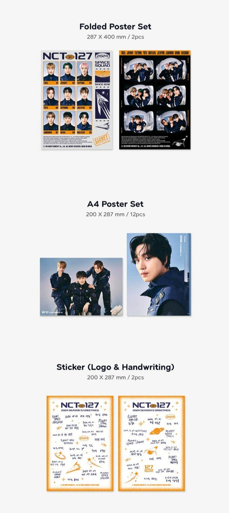 [PRE-ORDER] [PHOTO CARD EVENT] NCT 127 2024 SEASON'S GREETINGS - Swiss K-POPup