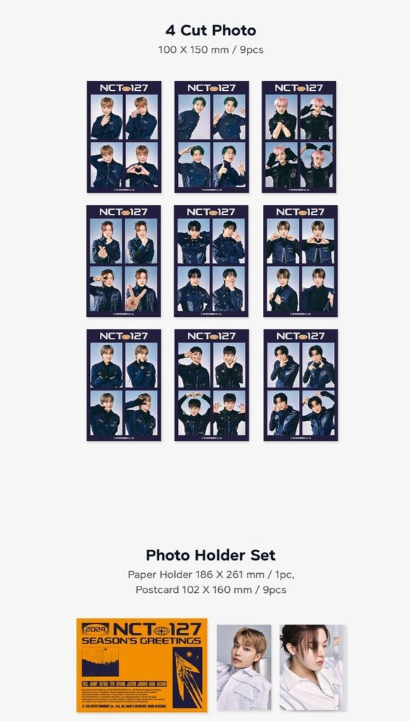 [PRE-ORDER] [PHOTO CARD EVENT] NCT 127 2024 SEASON'S GREETINGS - Swiss K-POPup