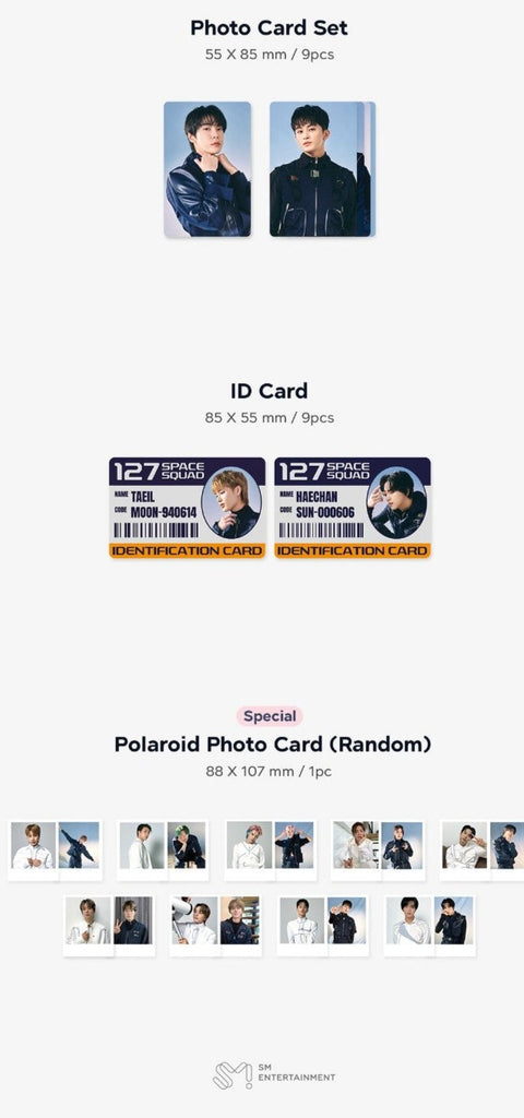 [PRE-ORDER] [PHOTO CARD EVENT] NCT 127 2024 SEASON'S GREETINGS - Swiss K-POPup