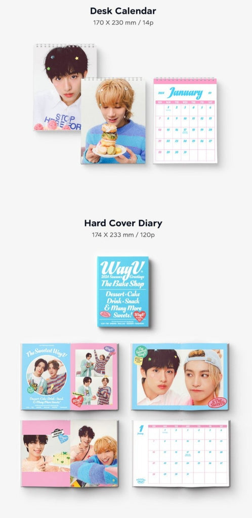 [PRE-ORDER] [PHOTO CARD EVENT] WAYV 2024 SEASON'S GREETINGS - Swiss K-POPup