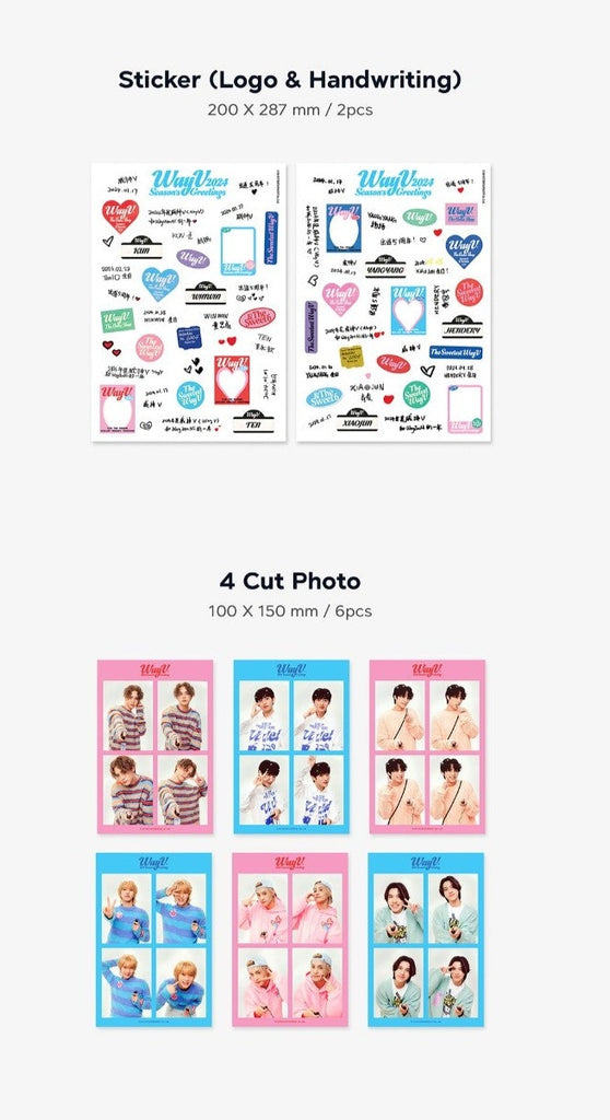 [PRE-ORDER] [PHOTO CARD EVENT] WAYV 2024 SEASON'S GREETINGS - Swiss K-POPup