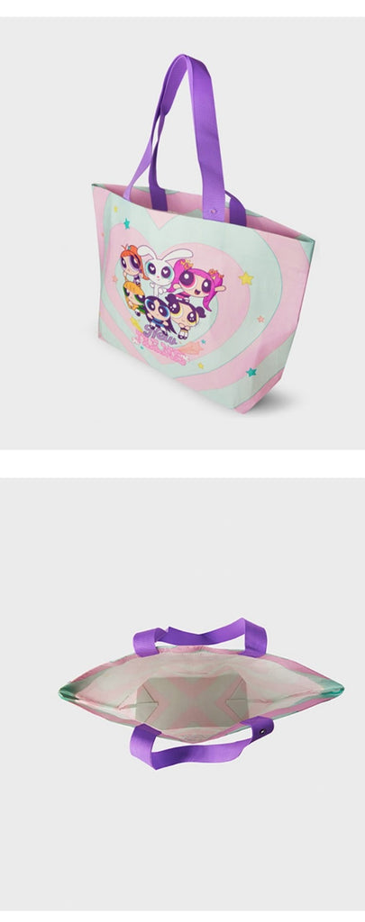 OFFICIAL NEWJEANS  [THE POWERPUFF GIRLS] NJ REUSABLE BAG (L) - Swiss K-POPup
