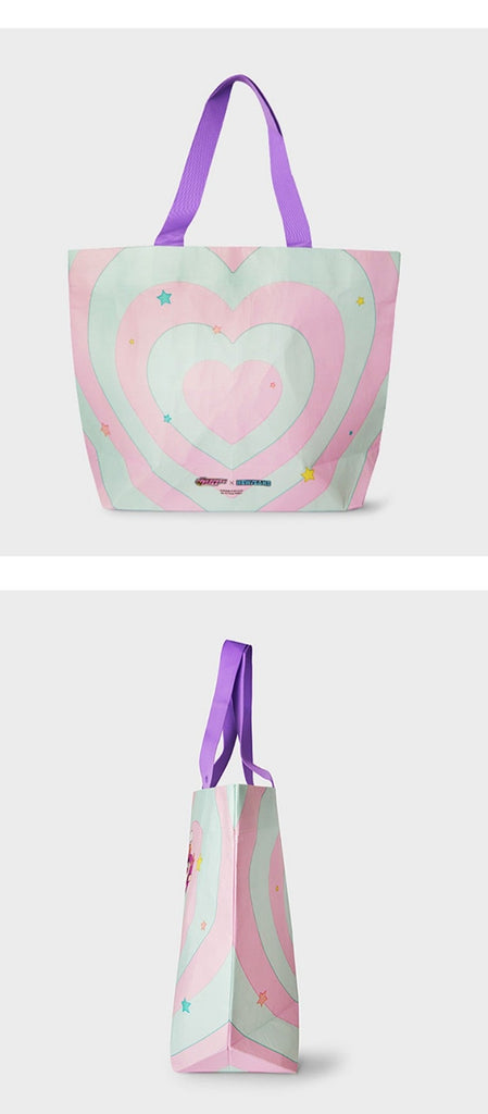 OFFICIAL NEWJEANS  [THE POWERPUFF GIRLS] NJ REUSABLE BAG (L) - Swiss K-POPup