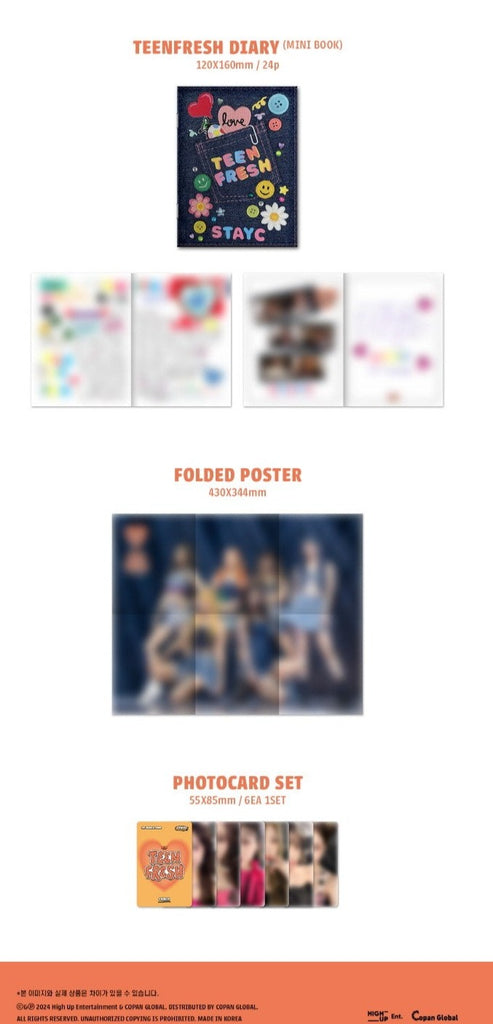 [Pre-Order] STAYC - 1ST WORLD TOUR [TEENFRESH] DVD - Swiss K-POPup
