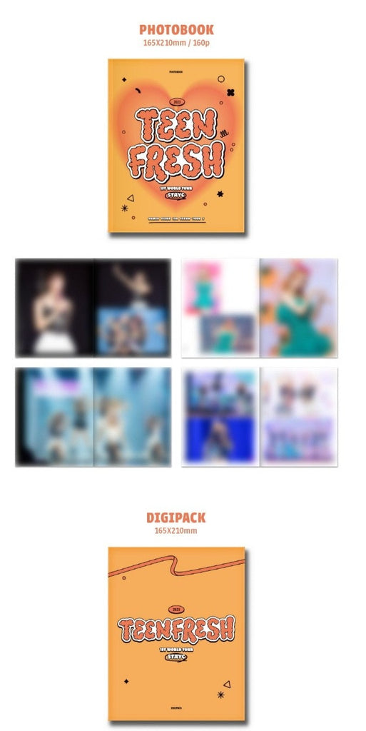 [Pre-Order] STAYC - 1ST WORLD TOUR [TEENFRESH] DVD - Swiss K-POPup