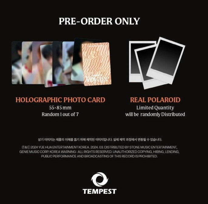 [Pre-Order] TEMPEST - [TEMPEST VOYAGE] (5TH MINI ALBUM) - Swiss K-POPup