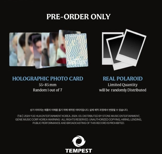 [Pre-Order] TEMPEST - [TEMPEST VOYAGE] (5TH MINI ALBUM) - Swiss K-POPup
