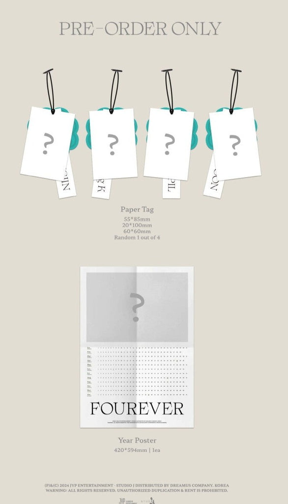 [Pre-Order] DAY6 - FOUREVER (8TH MINI ALBUM) - Swiss K-POPup