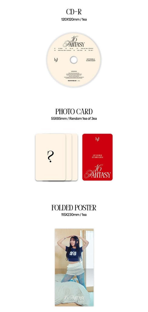 LEE YOUNG JI - [16 FANTASY] (1ST MINI ALBUM) (JEWEL VER.) - Swiss K-POPup
