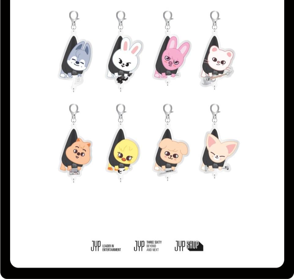 STRAY KIDS [DOMINATE SEOUL] SKZOO DANGLE KEYRING (RANDOM) - Swiss K-POPup