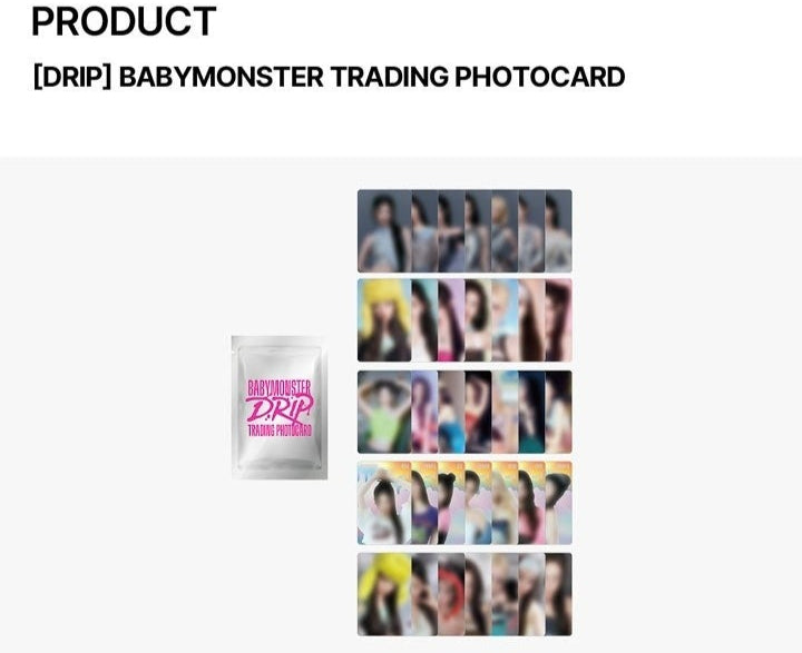 BABYMONSTER [DRIP] TRADING PHOTOCARD - Swiss K-POPup