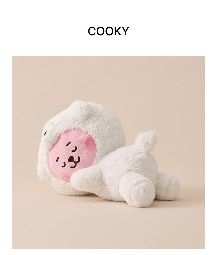 OFFICIAL BT21  BABY LYING DOLL FLUFFY (WE) - Swiss K-POPup