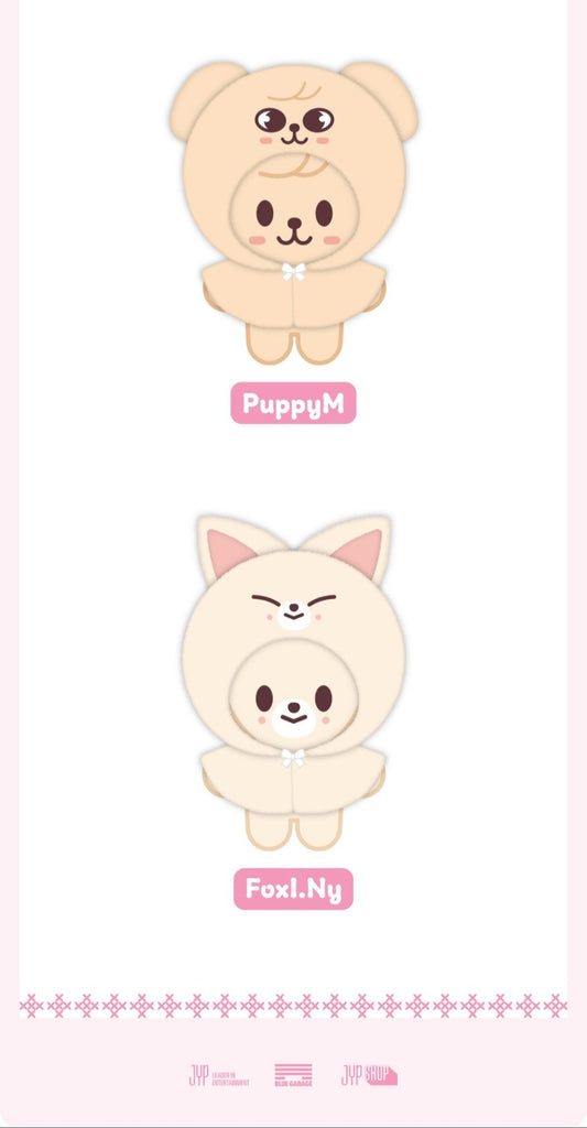 [Pre-Order] STRAY KIDS [SKZ 5'CLOCK] SKZOO 10CM PLUSH OUTFIT - Swiss K-POPup