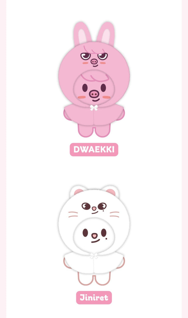 [Pre-Order] STRAY KIDS [SKZ 5'CLOCK] SKZOO 10CM PLUSH OUTFIT - Swiss K-POPup