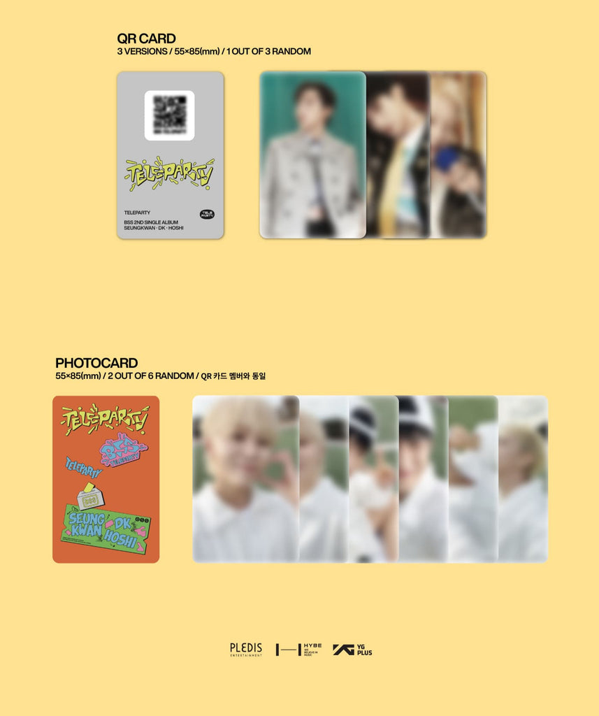 BSS - 2ND SINGLE ALBUM [TELEPARTY] (WEVERSE ALBUMS VER.) - Swiss K-POPup