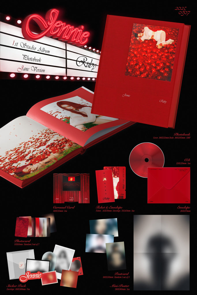 JENNIE - THE 1ST STUDIO ALBUM [RUBY] (PHOTOBOOK) - Swiss K-POPup