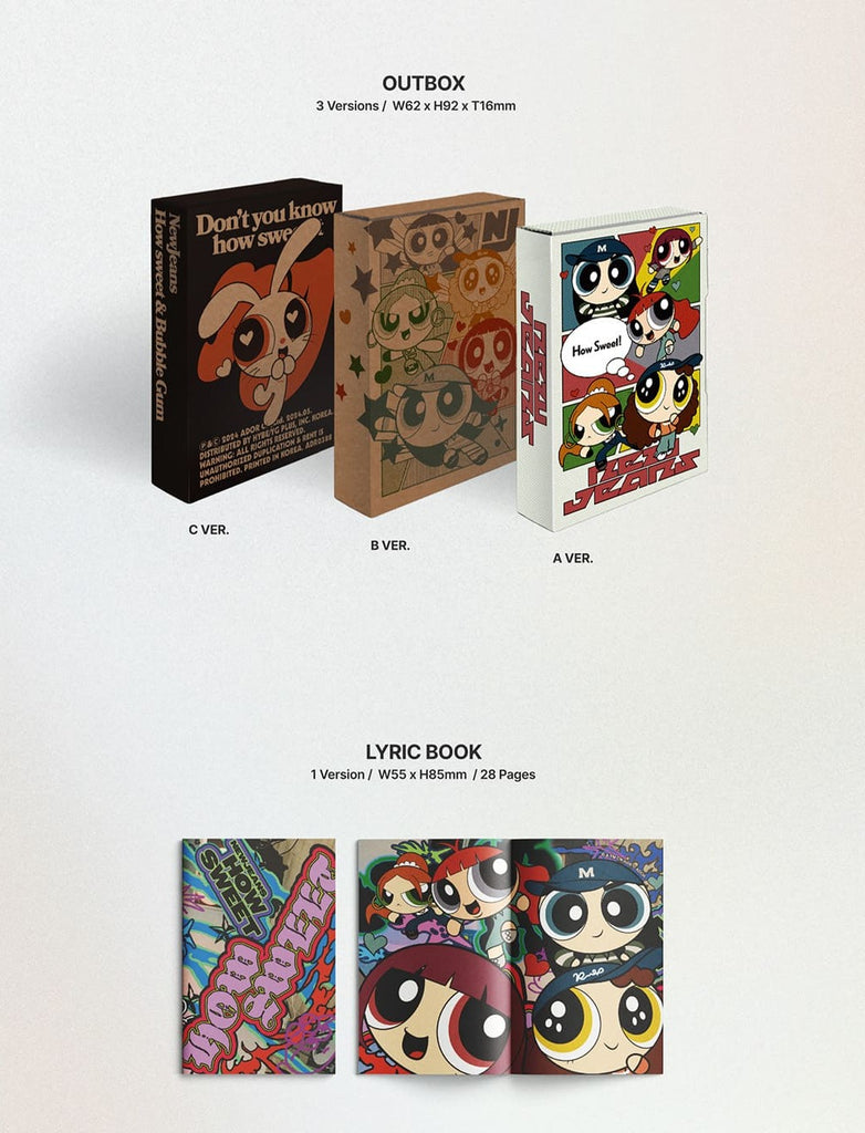 [Pre-Order] NEWJEANS - HOW SWEET (WEVERSE ALBUMS VER.) + (Special Gift) - Swiss K-POPup