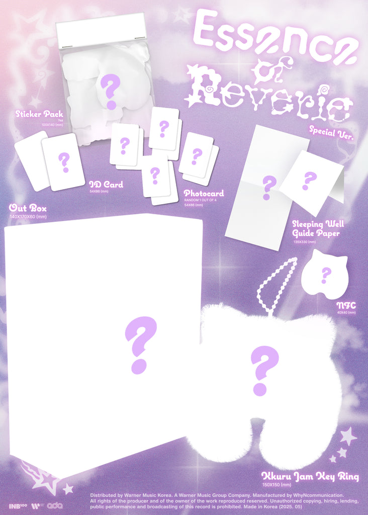 [Pre-Order] BAEKHYUN 5th Mini Album [Essence of Reverie] (Special Edition) (Kkuru Jam Ver.) - Swiss K-POPup