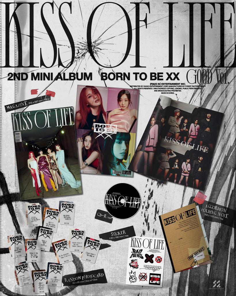 KISS OF LIFE 2nd Mini Album [Born to be XX] - Swiss K-POPup