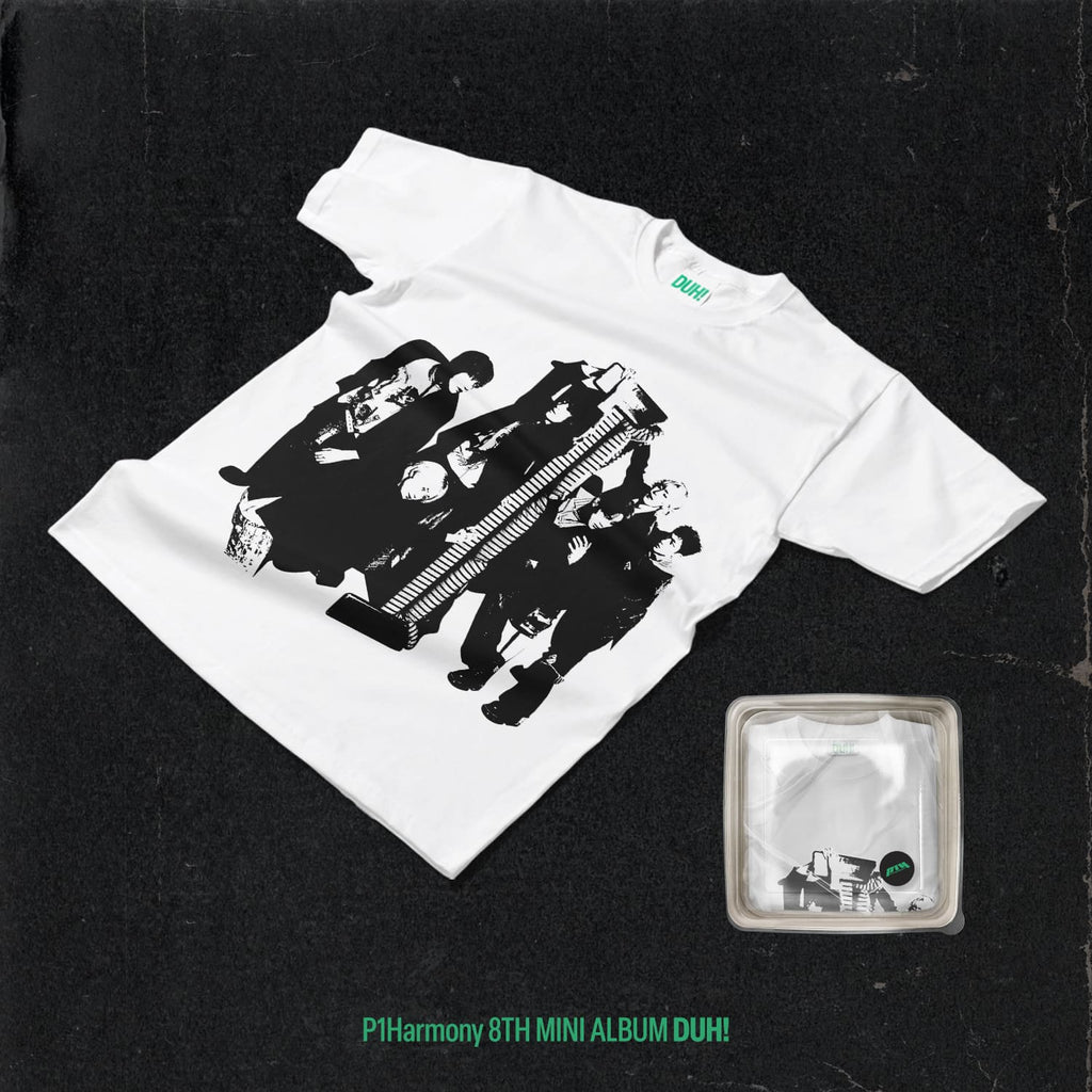 [Pre-Order] P1Harmony 8th Mini Album [DUH!] (Plain White T Ver.) (MD Ver.) - Swiss K-POPup