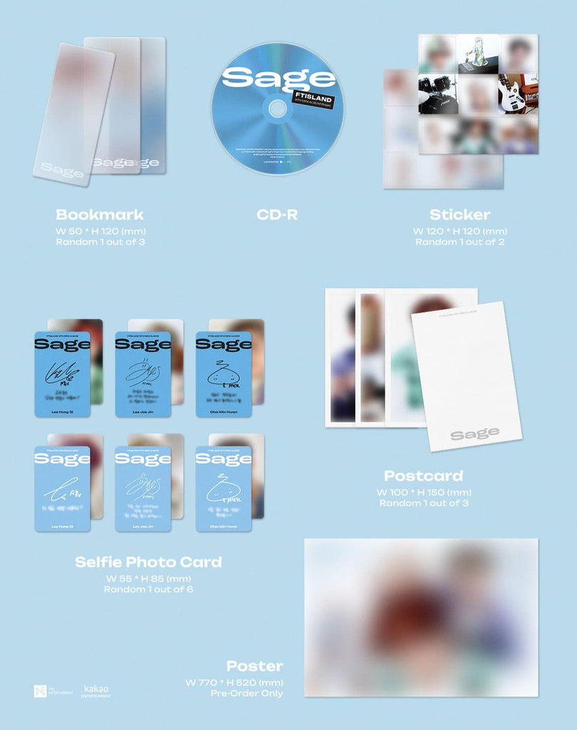 FTISLAND 9th Mini Album [Sage] - Swiss K-POPup