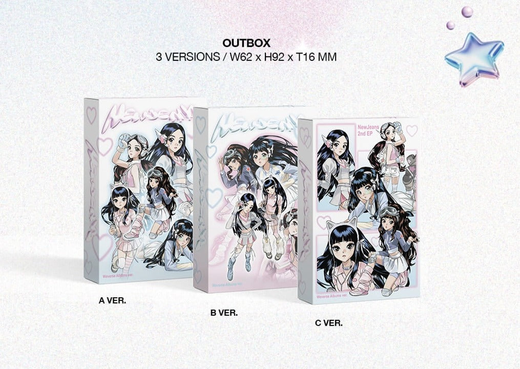 [Pre-Order] NEWJEANS - 2ND EP 'GET UP'  [WEVERSE ALBUMS VER.] - Swiss K-POPup