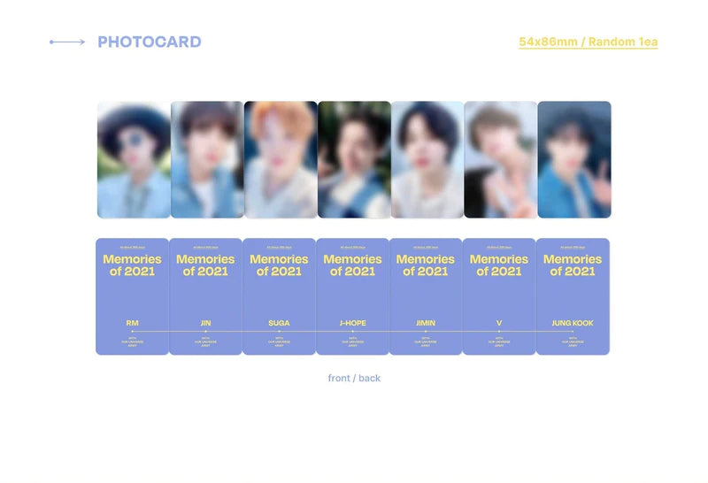 BTS MEMORIES OF 2021 DIGITAL CODE - Swiss K-POPup