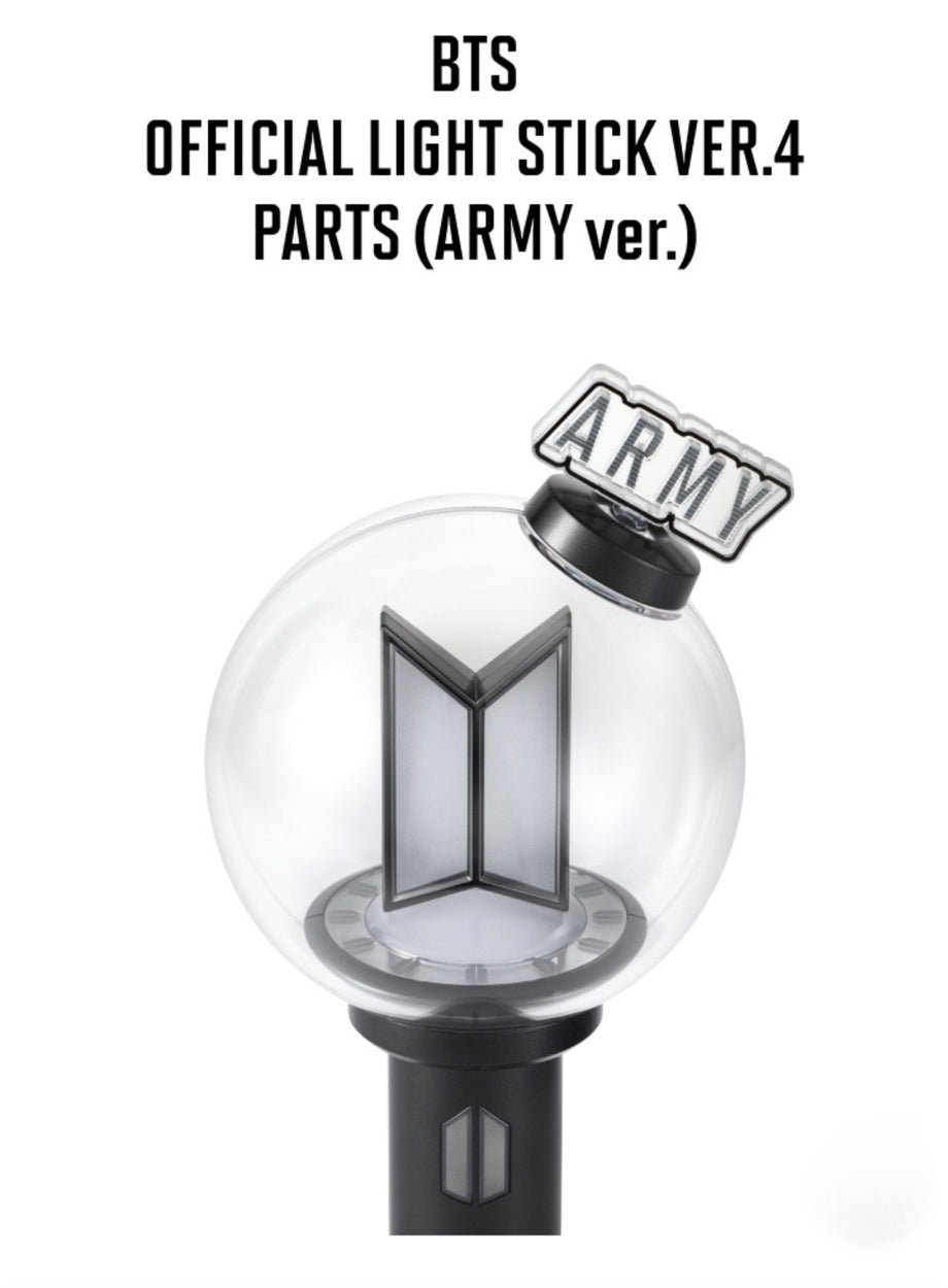 BTS OFFICIAL LIGHT STICK VER.4 PARTS (ARMY Ver.) – Swiss K-POPup