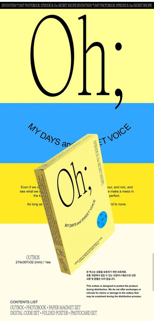 SEVENTEENUnit Photobook [Episode : Oh, My Days and Sweet Voice] - Swiss K-POPup