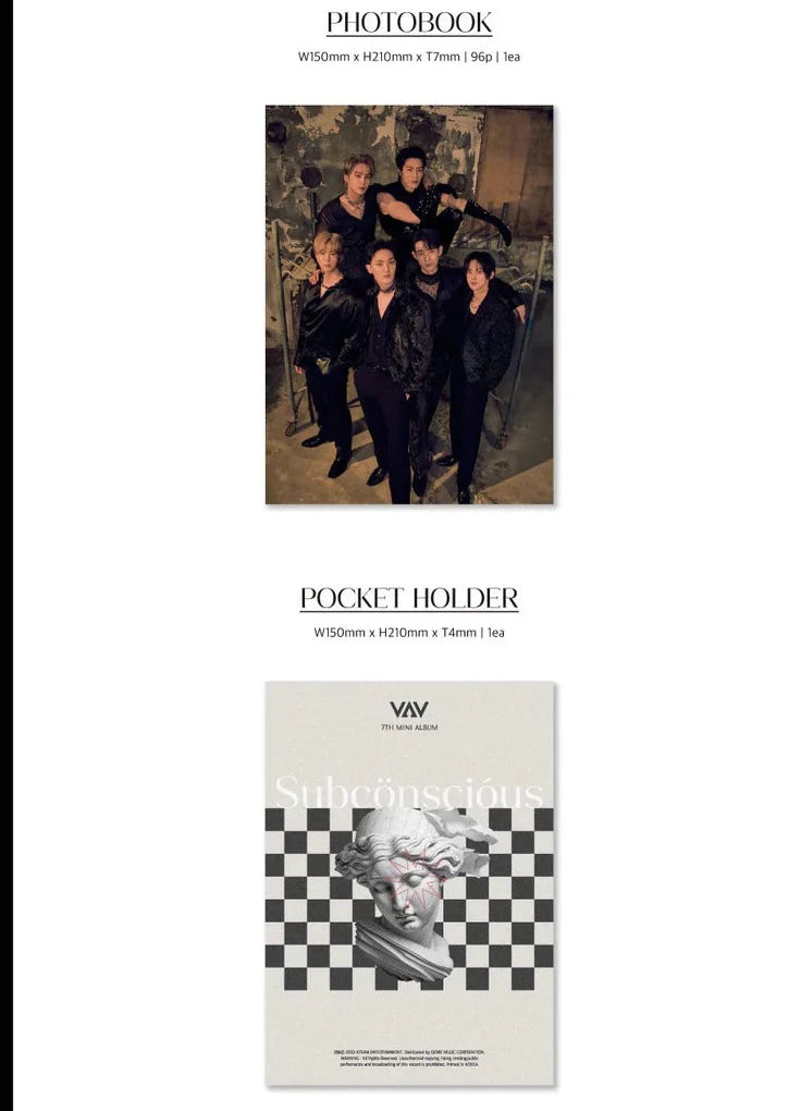 [PRE-ORDER] VAV - SUBCONSCIOUS 7TH MINI ALBUM - Swiss K-POPup